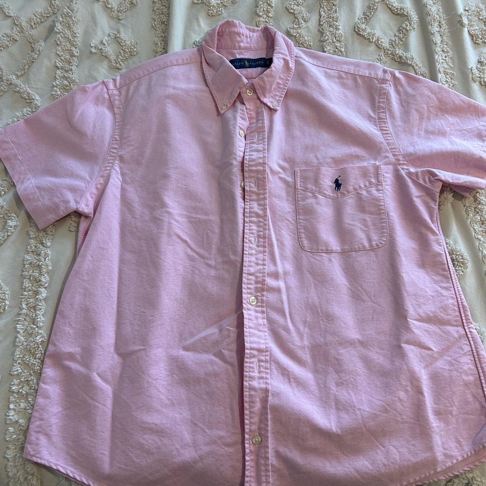 Ralph Lauren Pink Casual Button Down Shirt